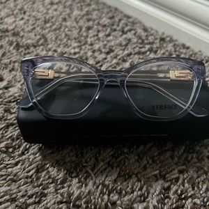 Light blue versace frames. Cat eye